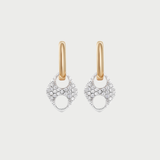 PAVE INFINITY LOOP EARRING