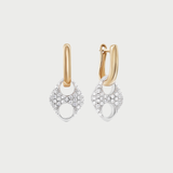 PAVE INFINITY LOOP EARRING