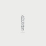 SINGLE SILVER PAVÉ EAR CUFF