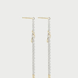 LONG LUNAR ROLO CHAIN EARRINGS