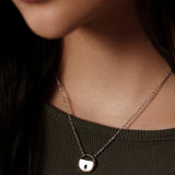 LOVE LOCKET PADLOCK SILVER