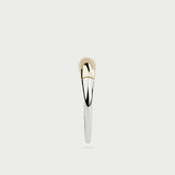 SILVER SLEEK MOON RING