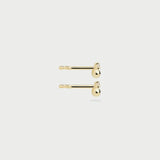 BEADS STUDS EARRINGS GOLD