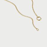 ROLO CHAIN CHARM NECKLACE GOLD