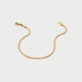 SERPENTINE CHAIN BRACELET GOLD