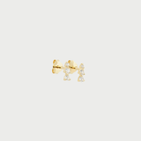 DROPS STONES STUDS EARRINGS