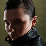 TRIPLE INFINITY LOOPS EARRING