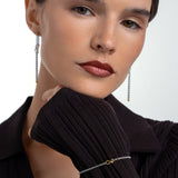 LONG LUNAR ROLO CHAIN EARRINGS