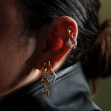 TRIPLE INFINITY LOOPS EARRING