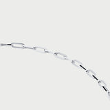 CABLE CHAIN NECKLACE SILVER