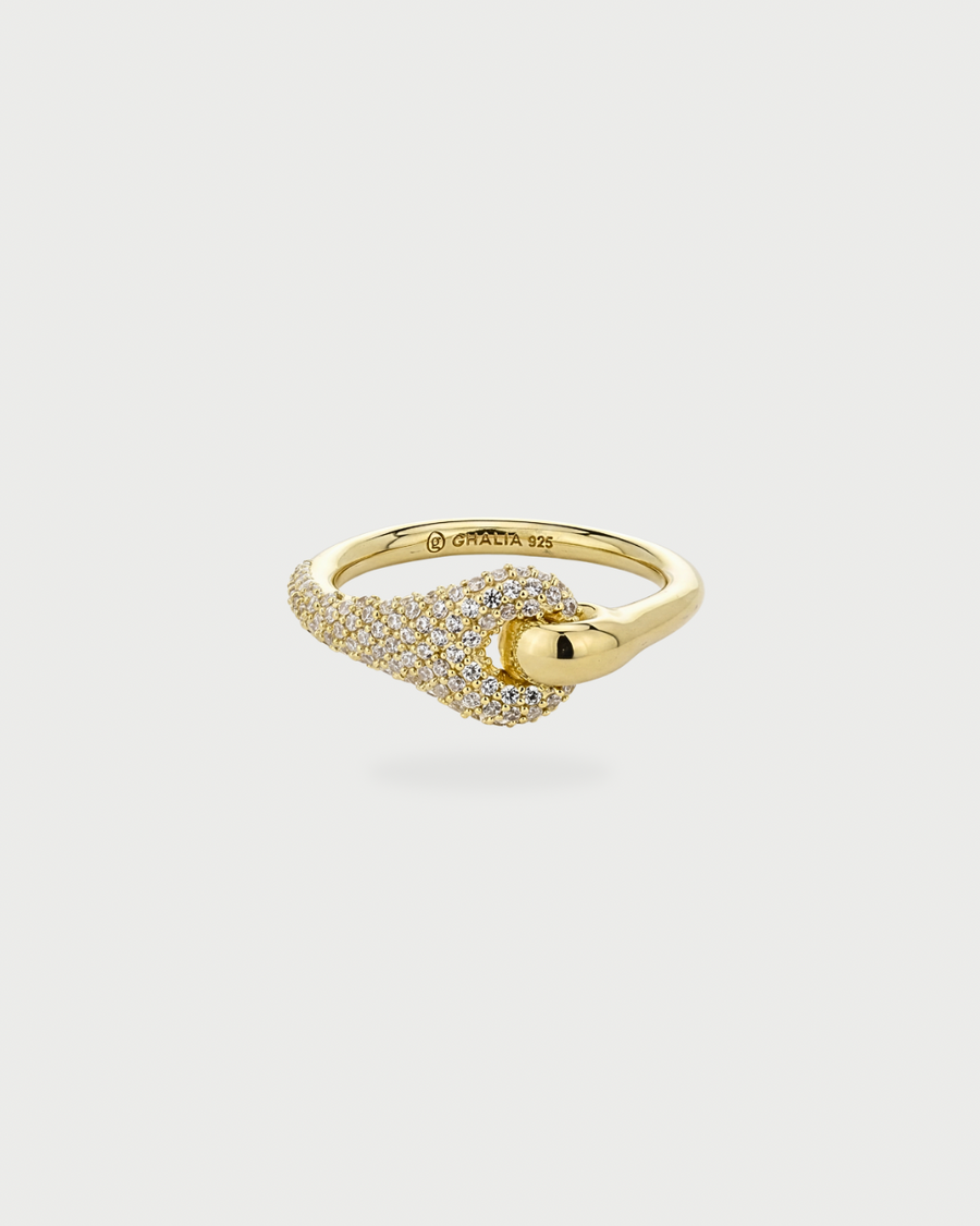 KNOT Two-Tone Ring Stack