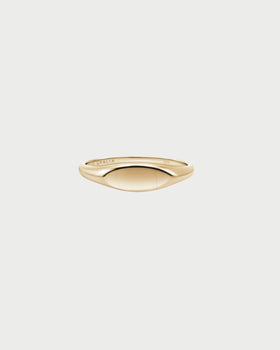 INITIAL RING GOLD