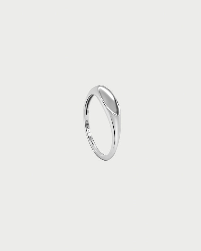 INITIAL RING SILVER