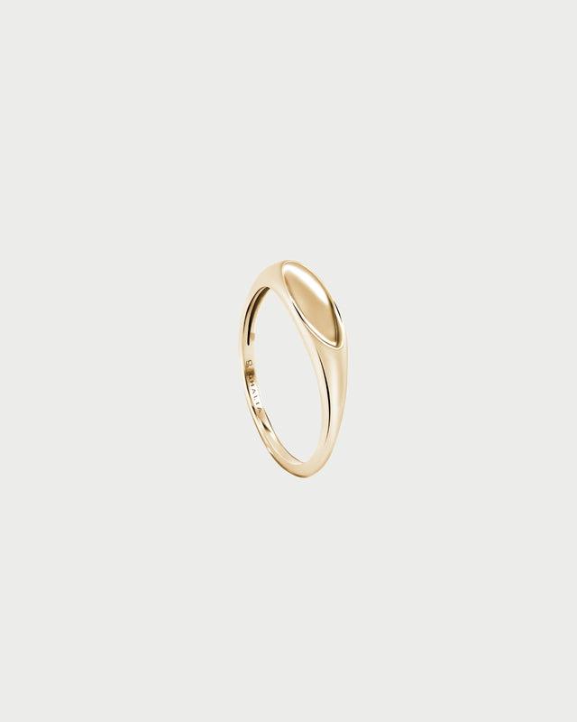 INITIAL RING GOLD
