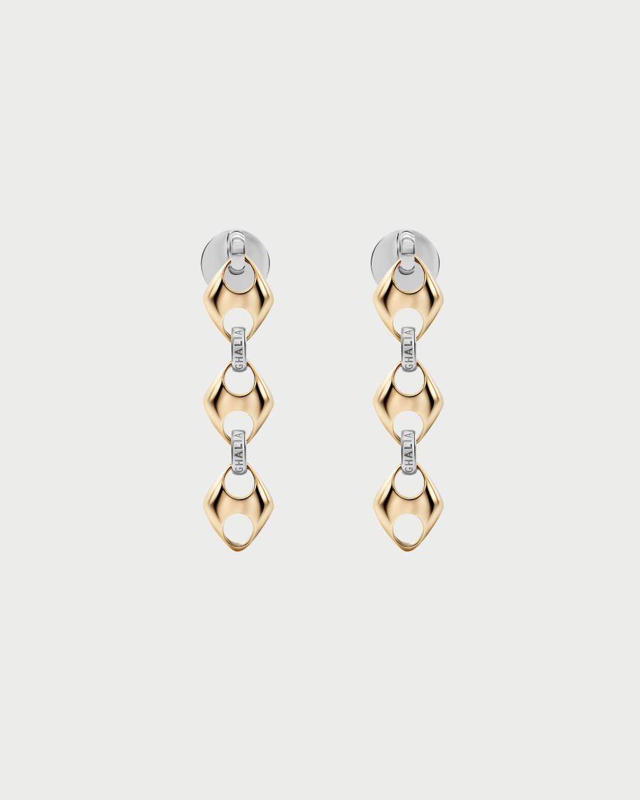 TRIPLE INFINITY LOOPS EARRING