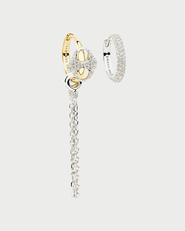 INFINITY EAR HOOPS EARRINGS
