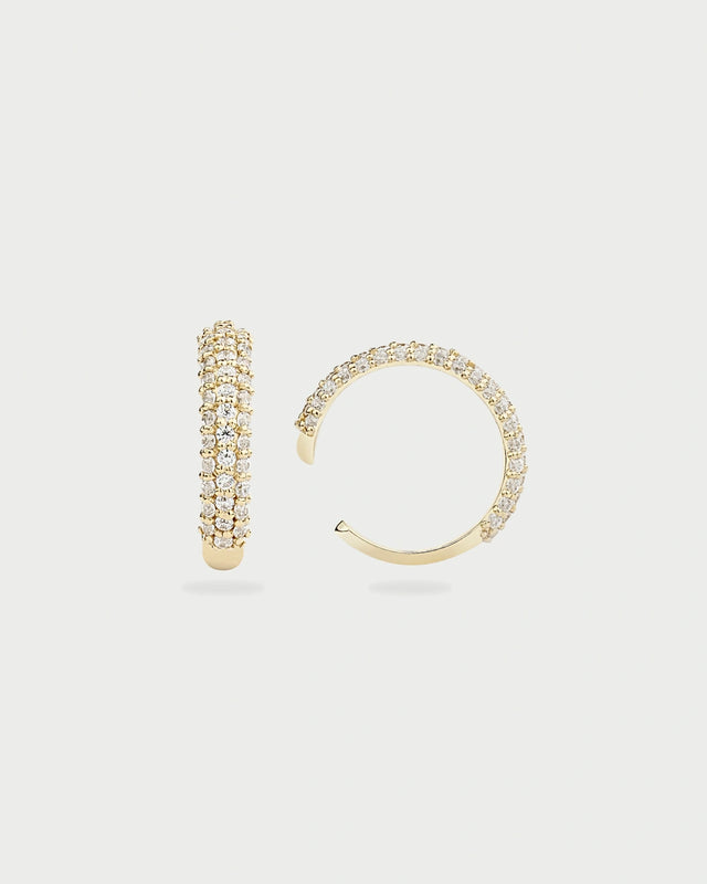 SINGLE GOLD PAVE EAR CUFF