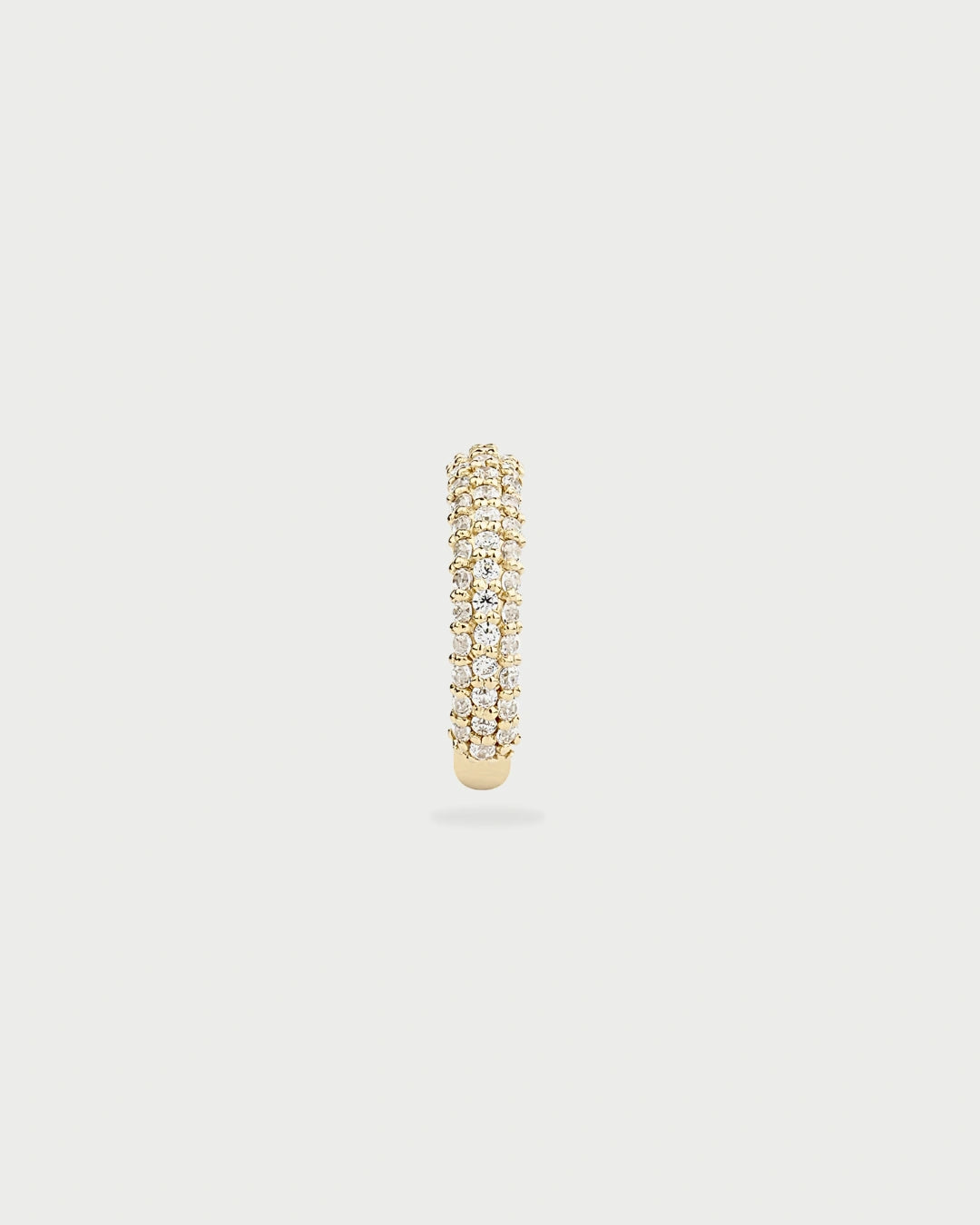 SINGLE GOLD PAVE EAR CUFF