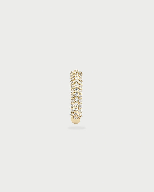 SINGLE GOLD PAVE EAR CUFF