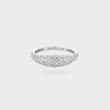 PAVE DAINTY RING SILVER
