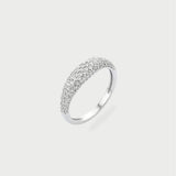 PAVE DAINTY RING SILVER