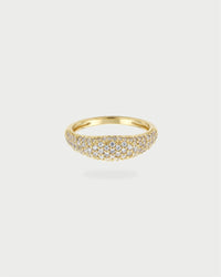 PAVE DAINTY RING GOLD