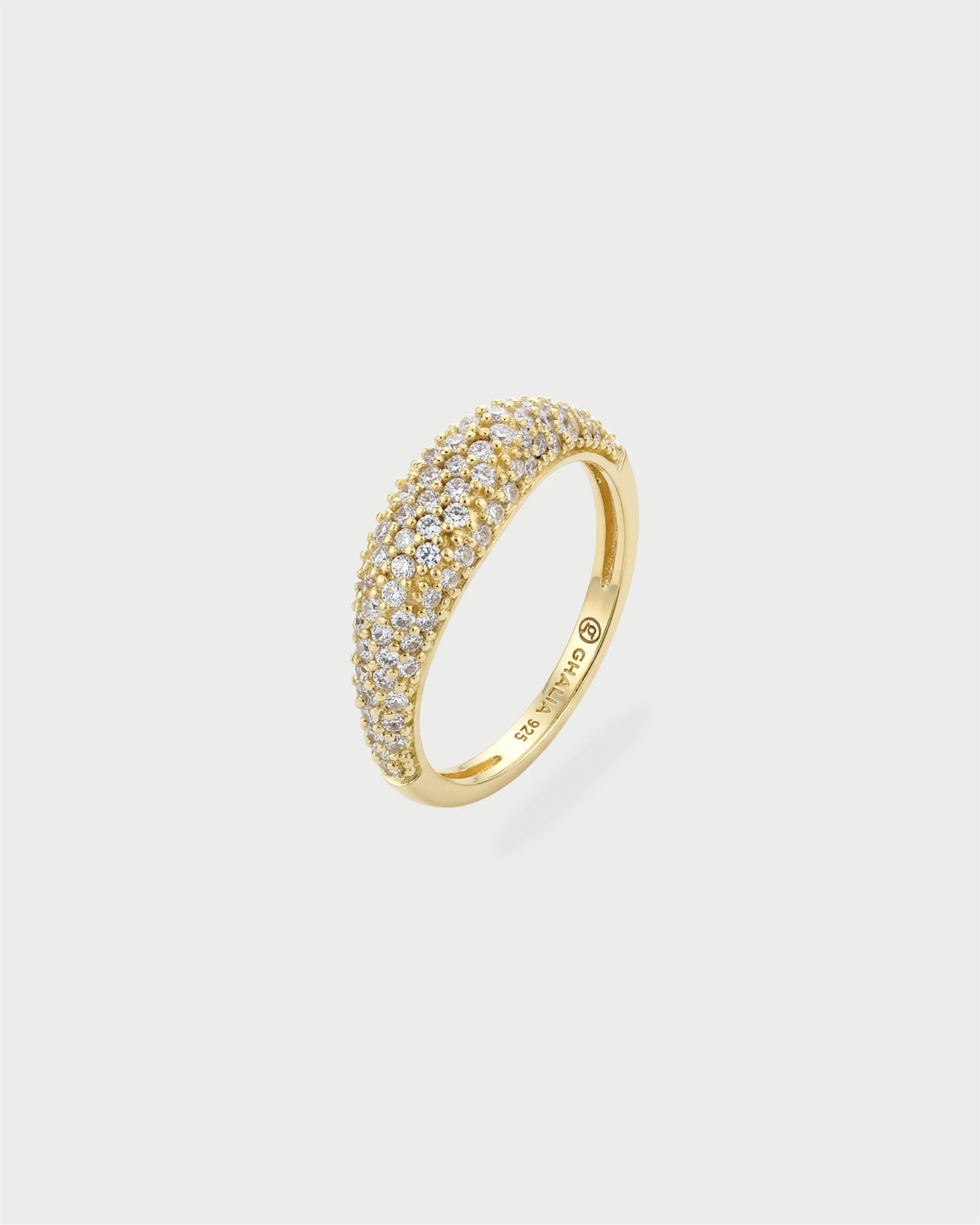 PAVE DAINTY RING GOLD