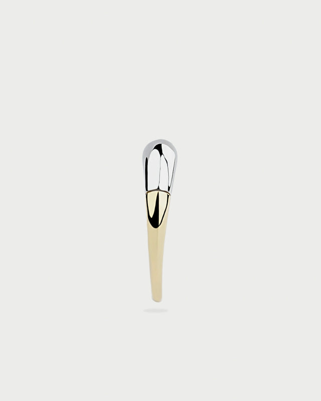 GOLD SLEEK MOON RING