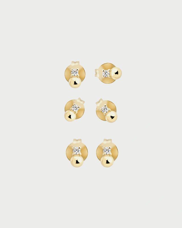 DUO STUDS EARRINGS