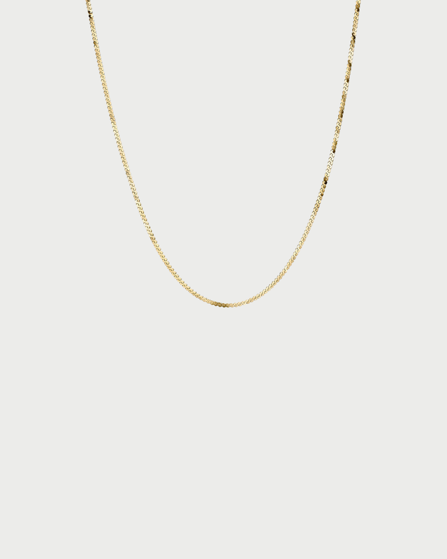 SERPENTINE CHAIN NECKLACE GOLD