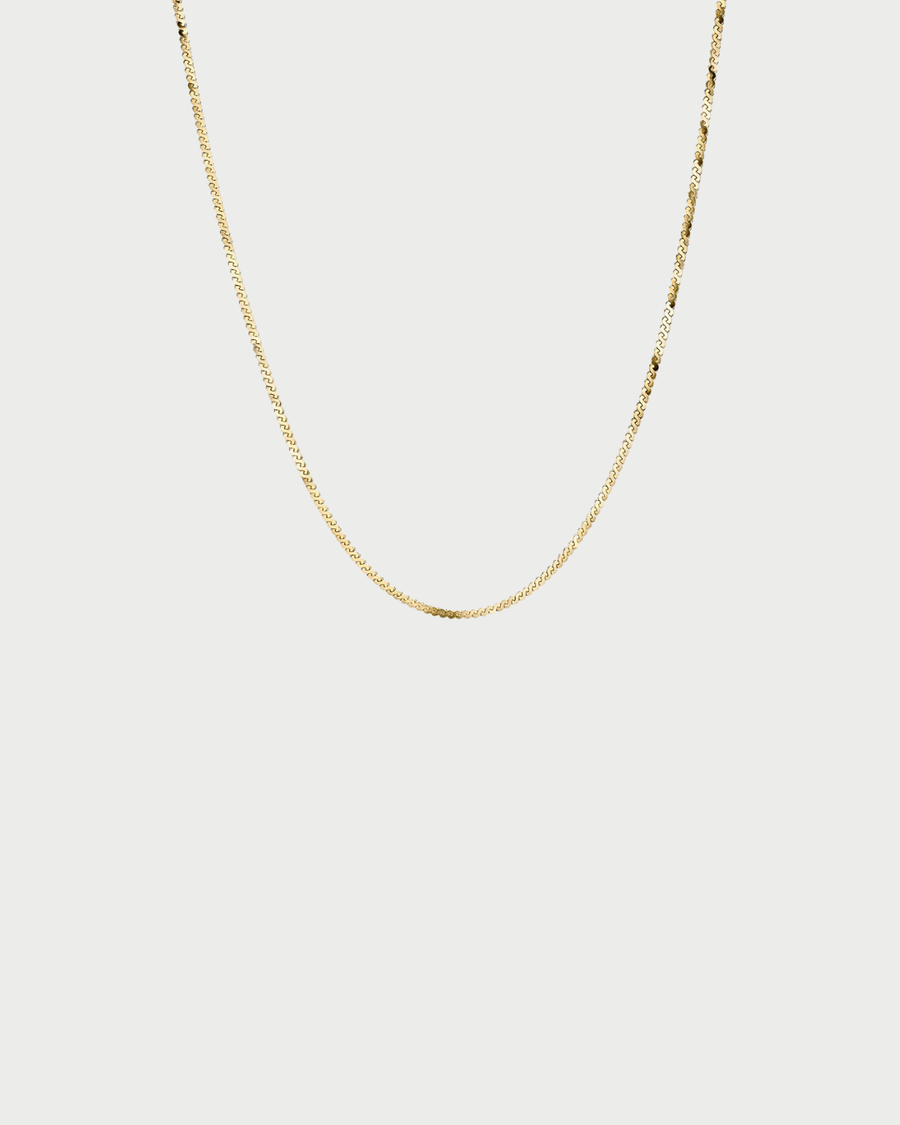 SERPENTINE CHAIN NECKLACE GOLD