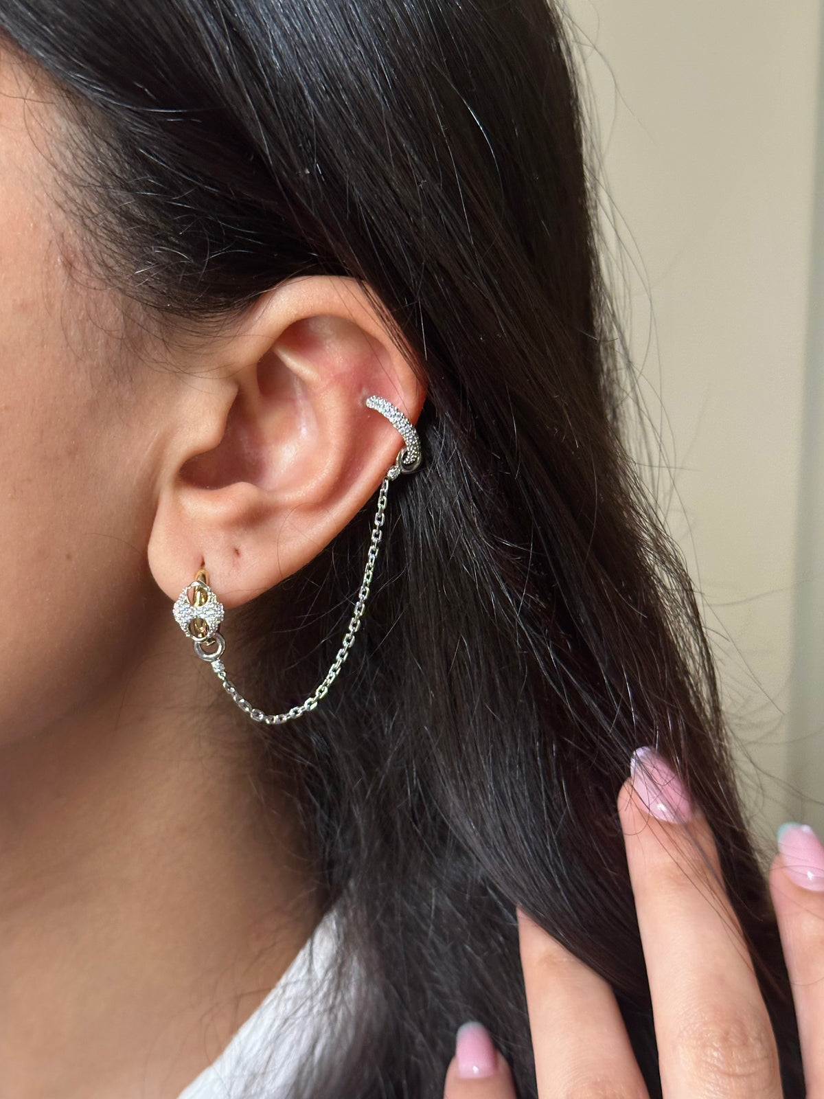 INFINITY EAR CUFF EARRINGS