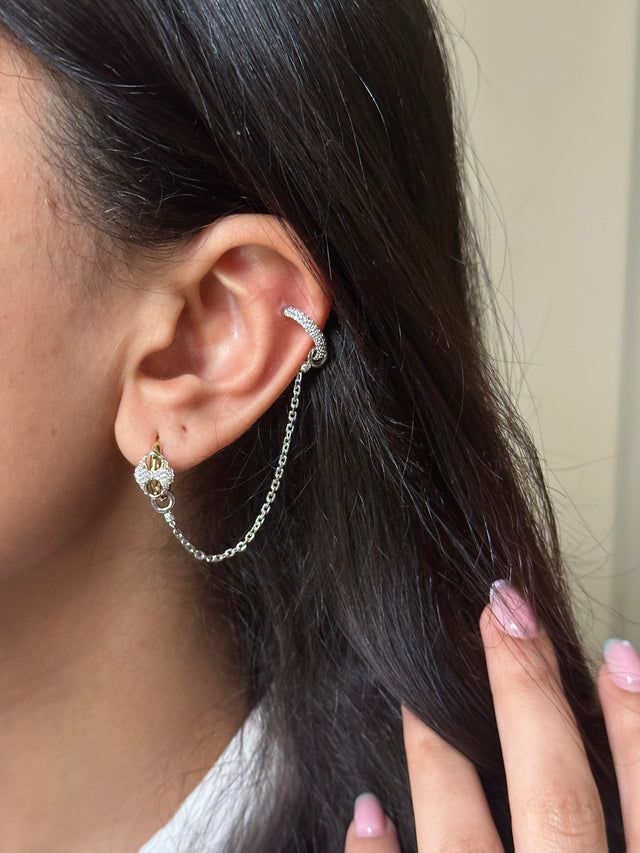 INFINITY EAR CUFF EARRINGS