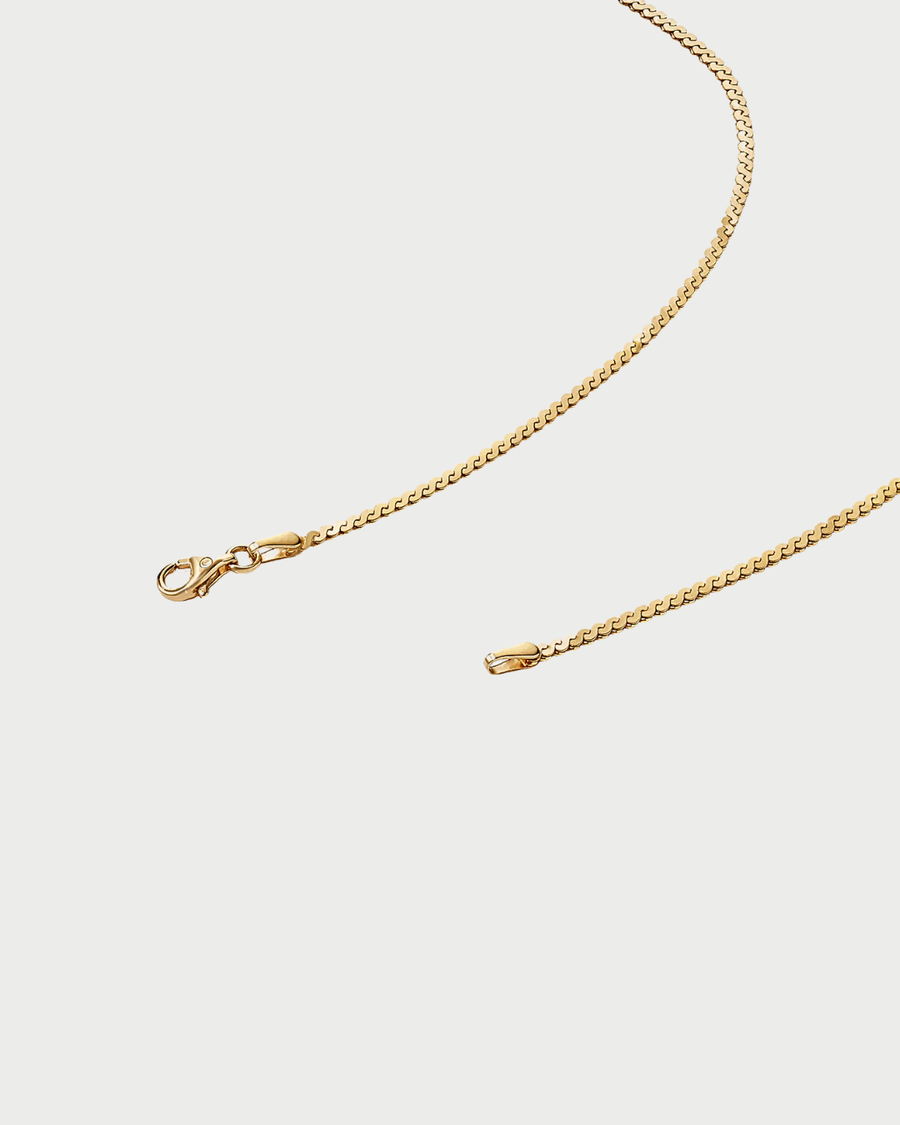 SERPENTINE CHAIN NECKLACE GOLD