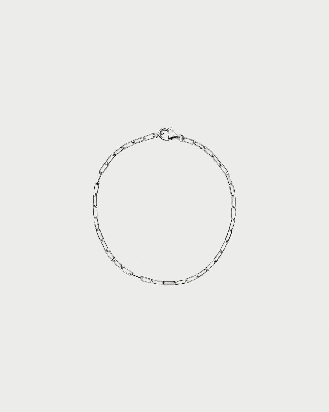 CABLE CHAIN BRACELET SILVER