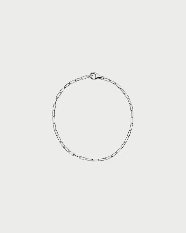 CABLE CHAIN BRACELET SILVER