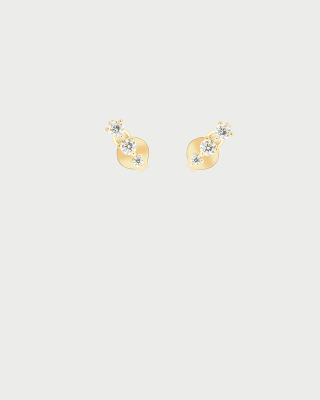 DROPS STONES STUDS EARRINGS