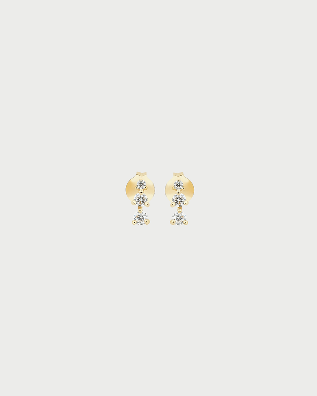 DROPS STONES STUDS EARRINGS