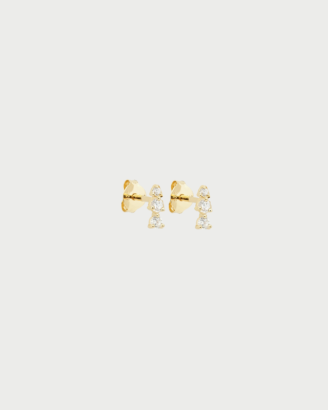 DROPS STONES STUDS EARRINGS