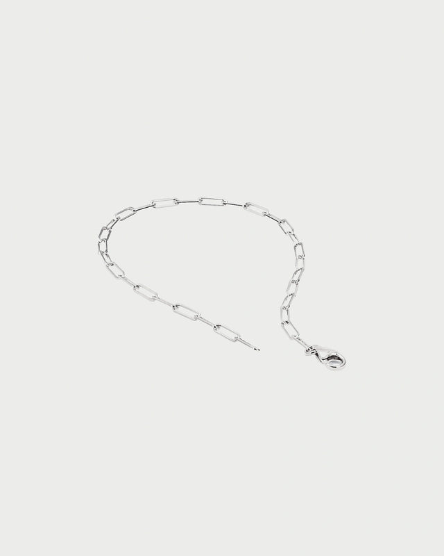 CABLE CHAIN BRACELET SILVER