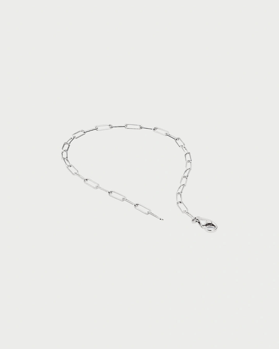 CABLE CHAIN BRACELET SILVER