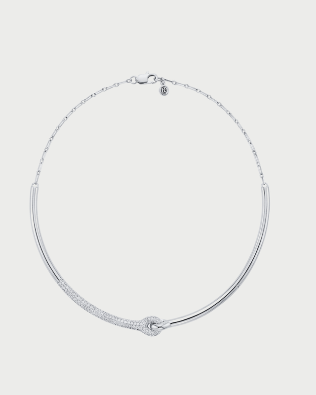 KNOT CHOCKER SILVER