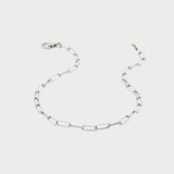 CABLE CHAIN BRACELET SILVER