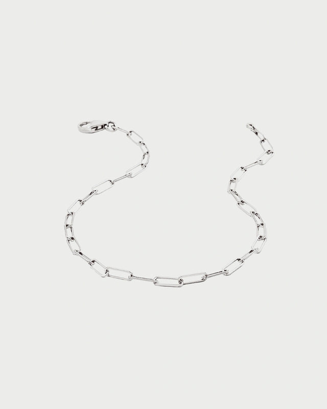 CABLE CHAIN BRACELET SILVER