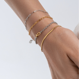 SERPENTINE CHAIN BRACELET GOLD