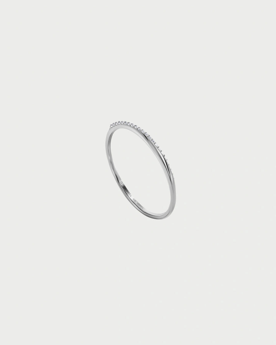 WAVES RING SILVER