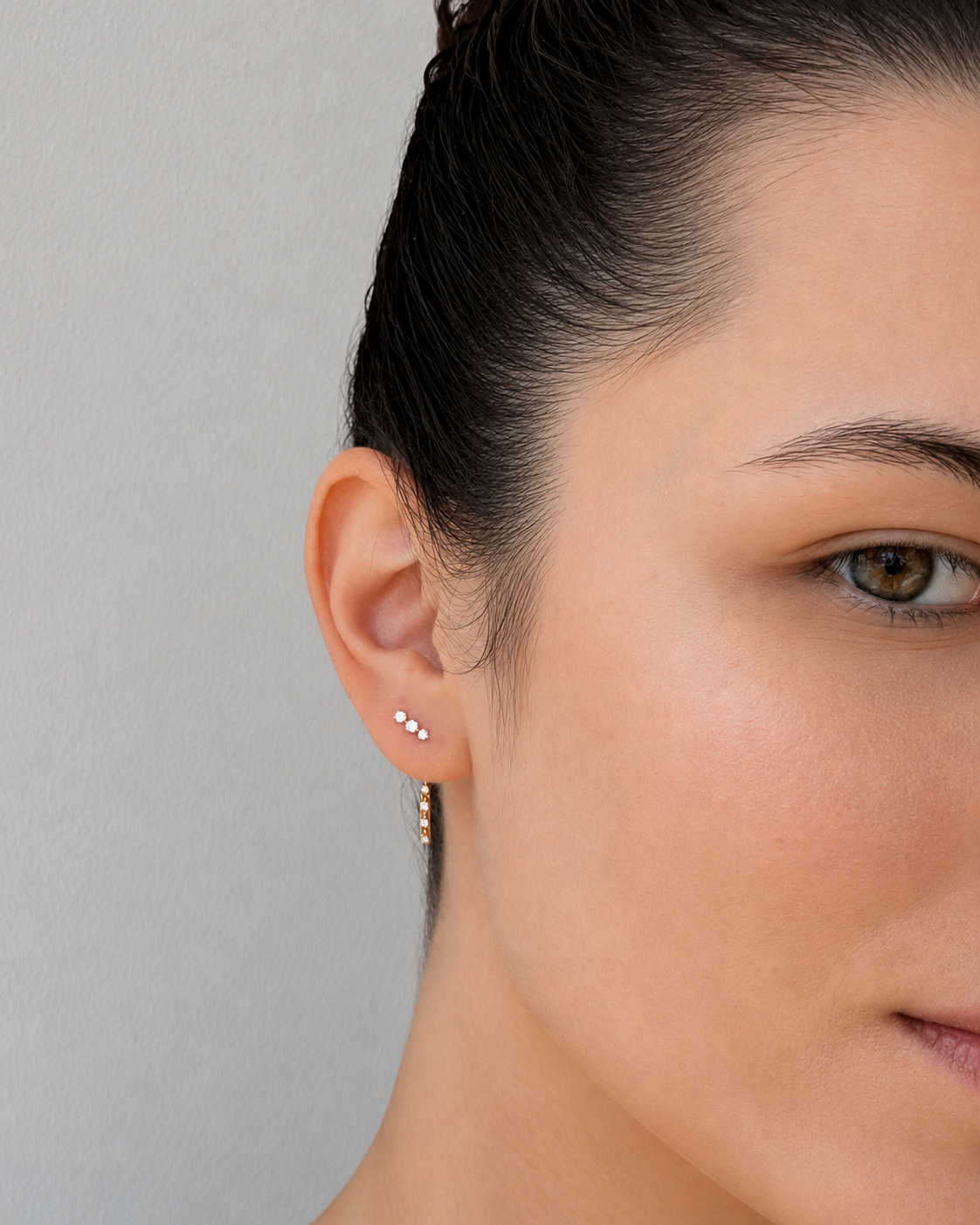 STONES DROPS EARRINGS