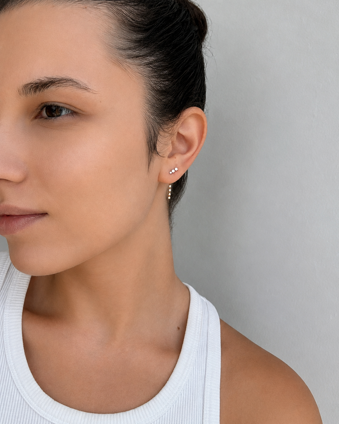 STONES DROPS EARRINGS