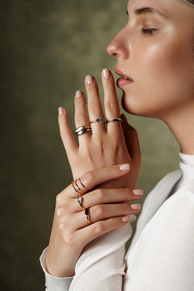 WAVES RING GOLD