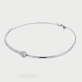 KNOT CHOCKER SILVER